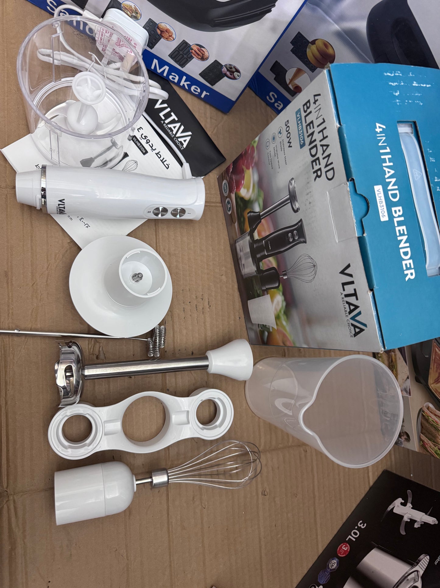 VLTAVA 4-in-1 Hand Blender 500W – Lot Imported | Multi-Function Hand Blender Pakistan