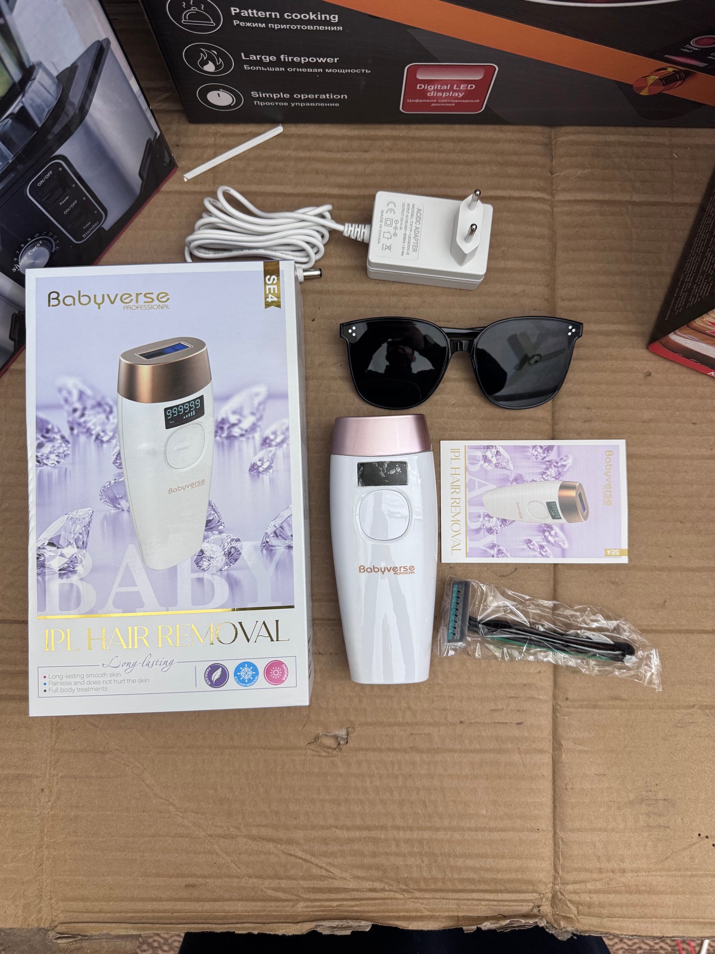 Babyverse Professional IPL Hair Remover – Lot Imported | Permanent Hair Reduction Device Pakistan