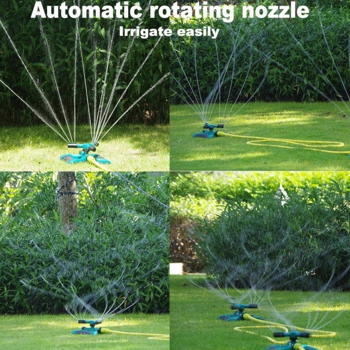 360° Rotating Garden Sprinkler | Adjustable Lawn Water Sprayer for Garden & Yard