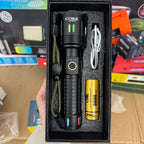 Lot Imported COBA  Rechargeable LED Flashlight-CB-G672D