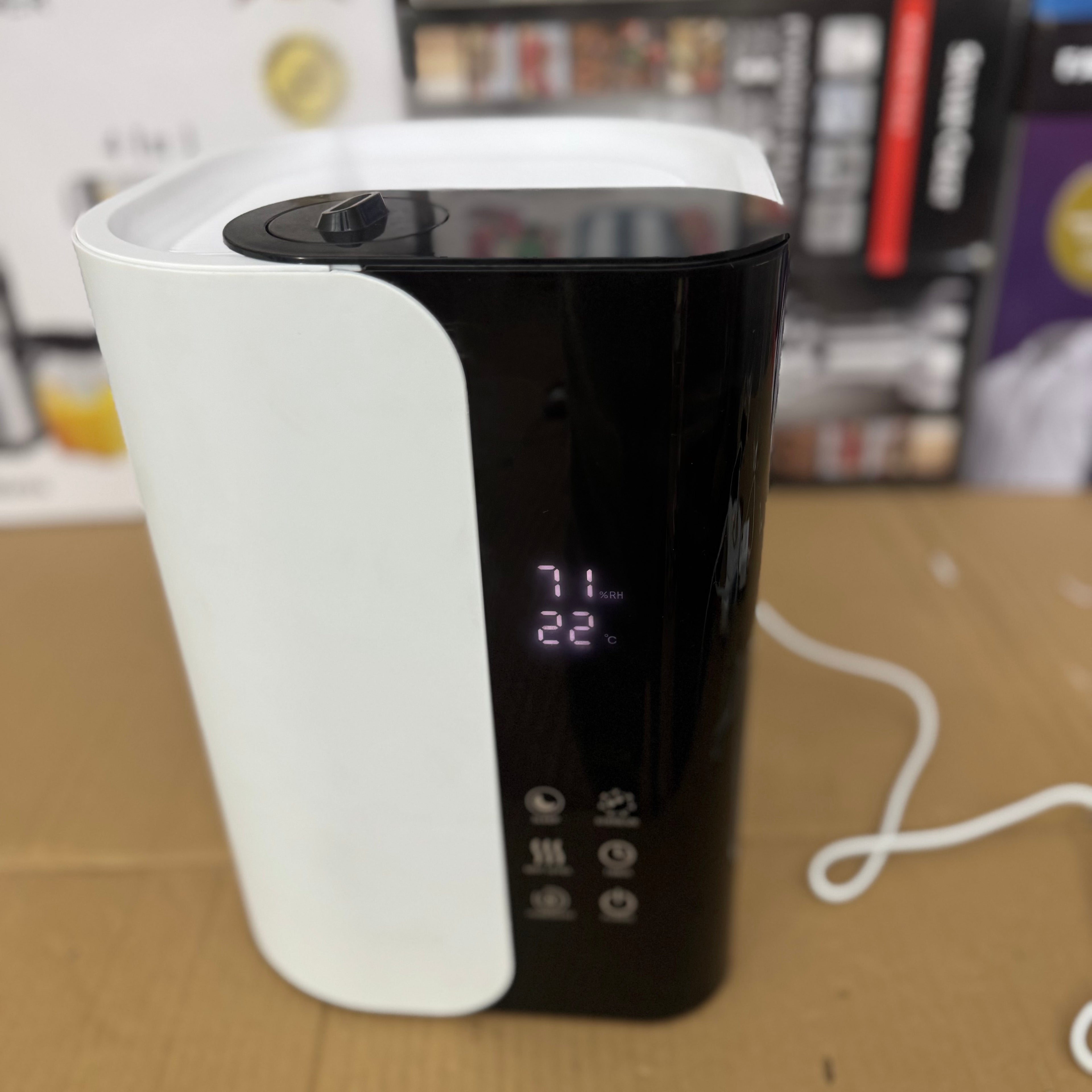 5L Ultrasonic Humidifier with Smart Digital Display - (LP-2209) Lot Imported