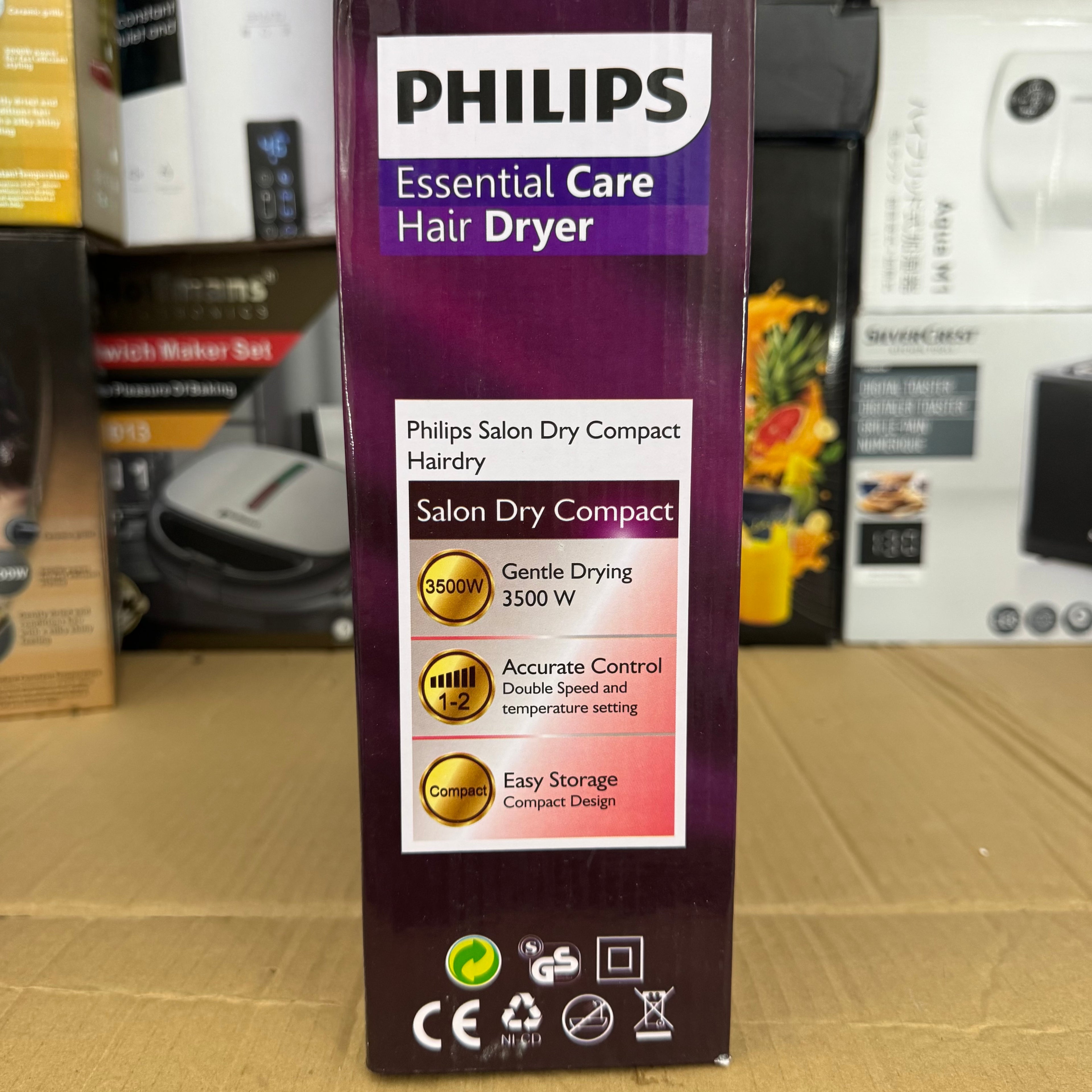 Lot Imported Philips Essential Care Hair Dryer- Model 6004 - 3500W Salon Dry Compact