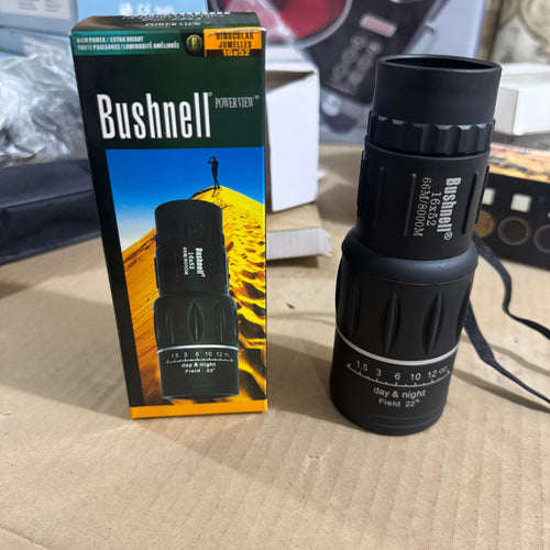 16x52 Bushnell Monocular Telescope | High Power Day & Night Vision | Lot Imported
