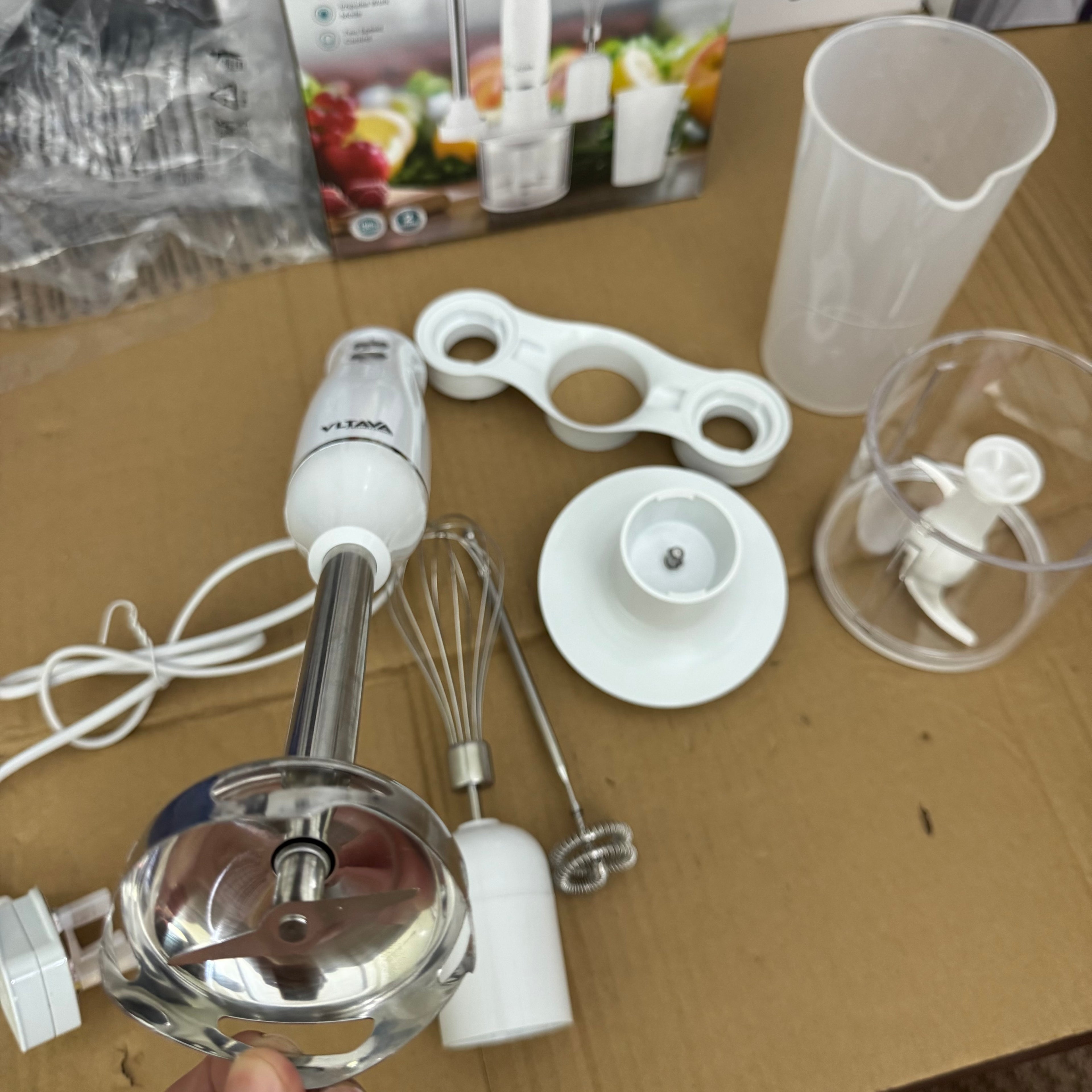 VLTAVA 4-in-1 Hand Blender 500W – Lot Imported | Multi-Function Hand Blender Pakistan-VLHB3106