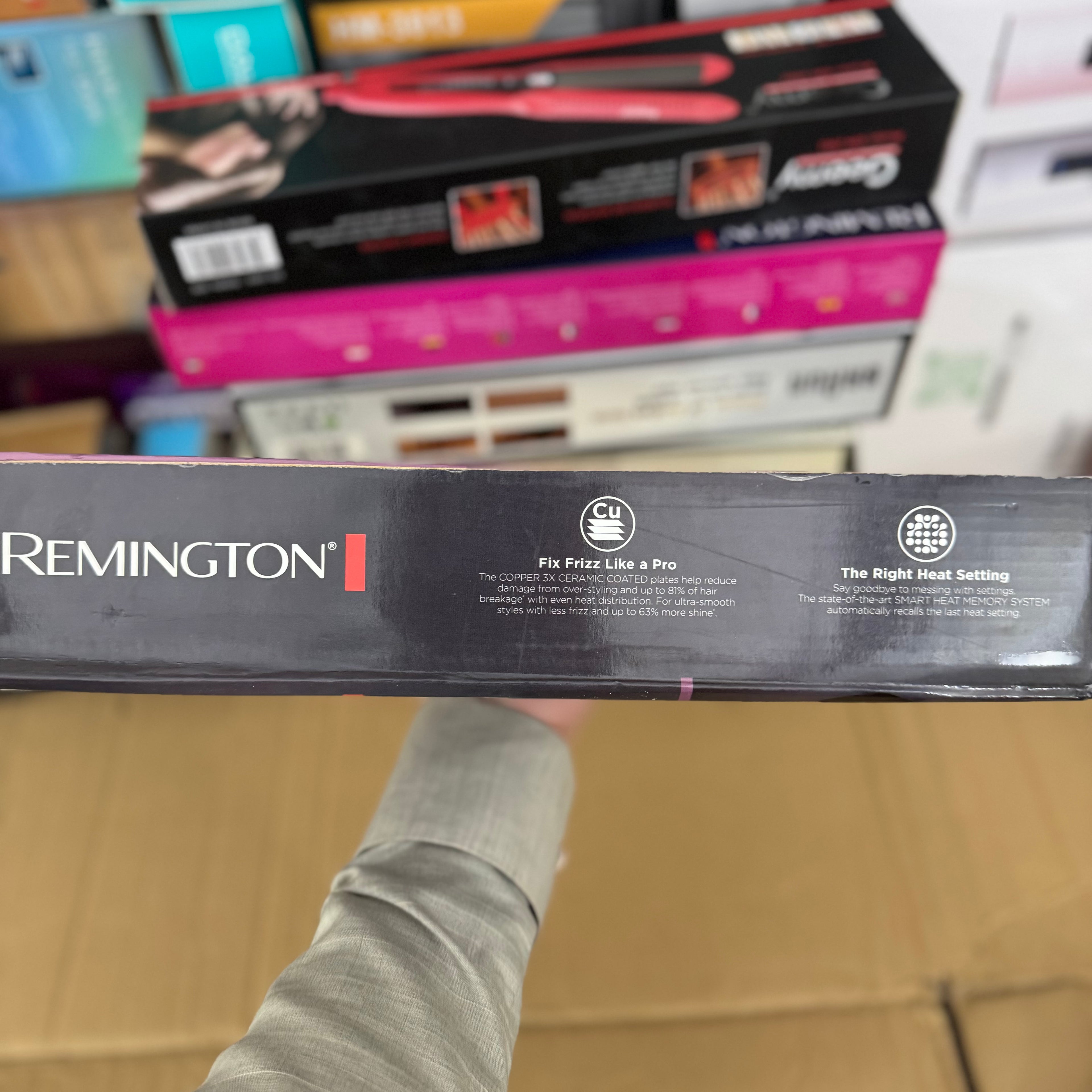 Lot Imported Remington Style Studio Copper Smooth Styler Model S-5500