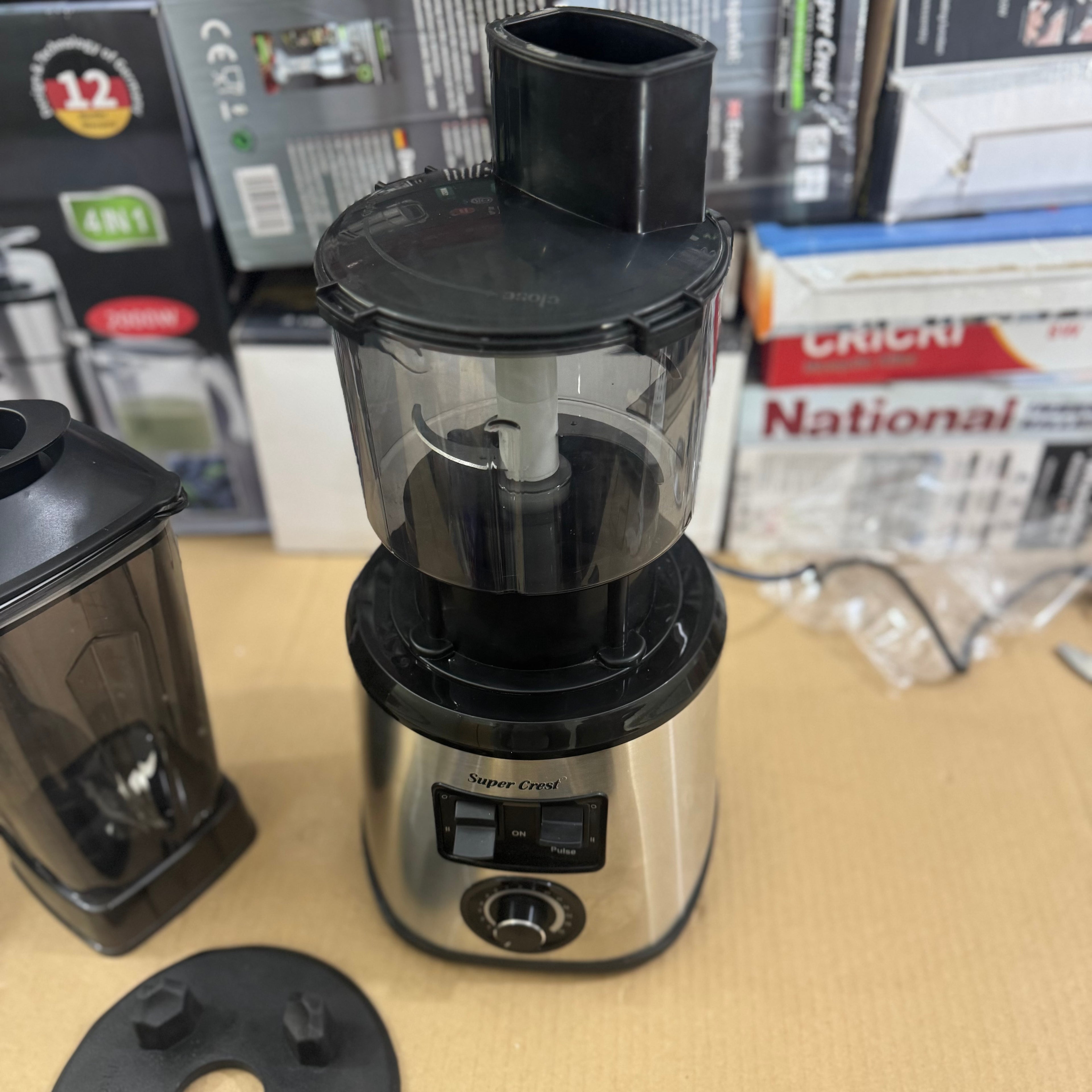 Super Crest 1200W 3-in-1 Heavy Duty Blender & Grinder (SCT-8062)