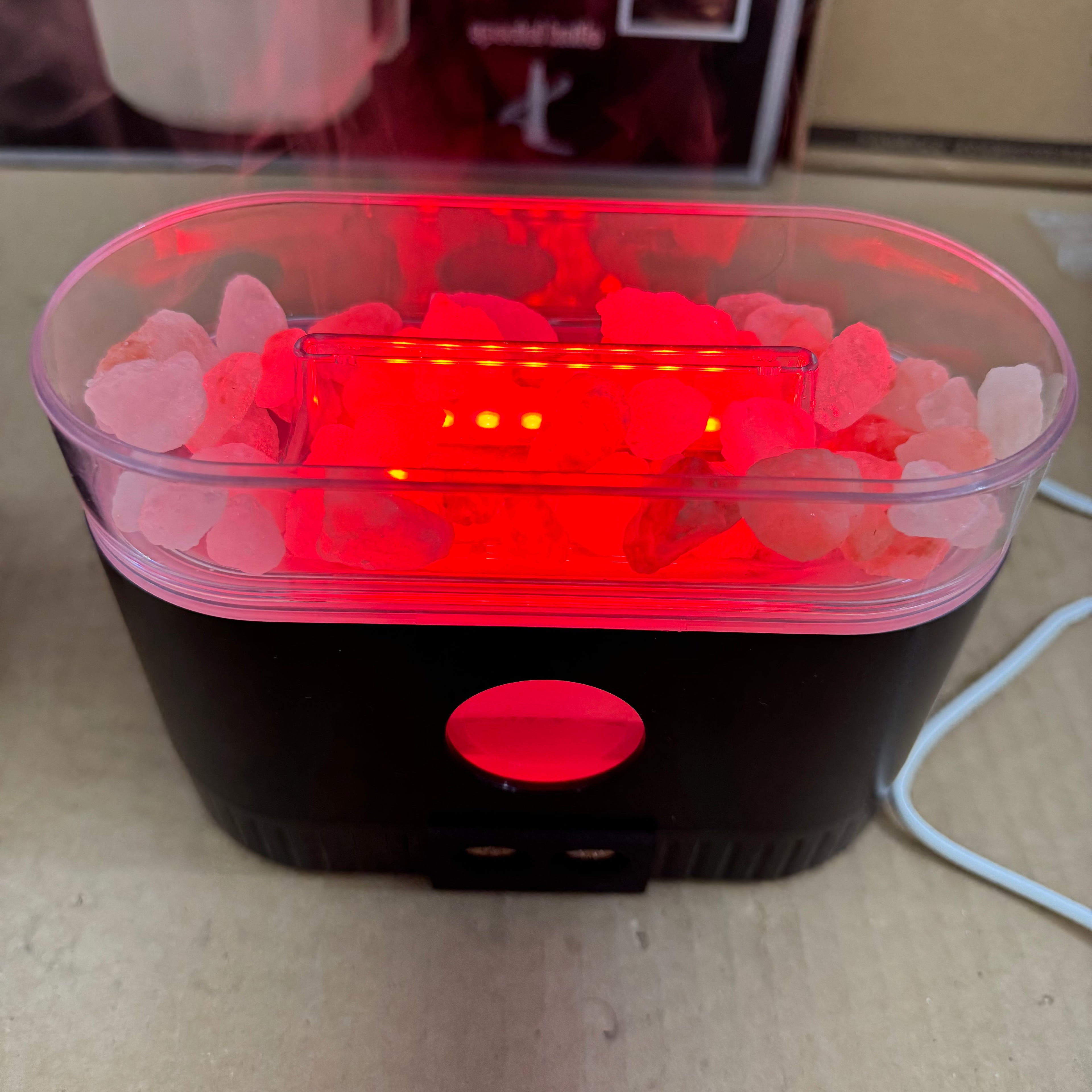 Salt Lamp Aroma Diffuser – Natural Ore Humidifier