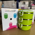 Lot Imported 3.0L Extra Large 3-Tier Stainless Steel Lunch Box