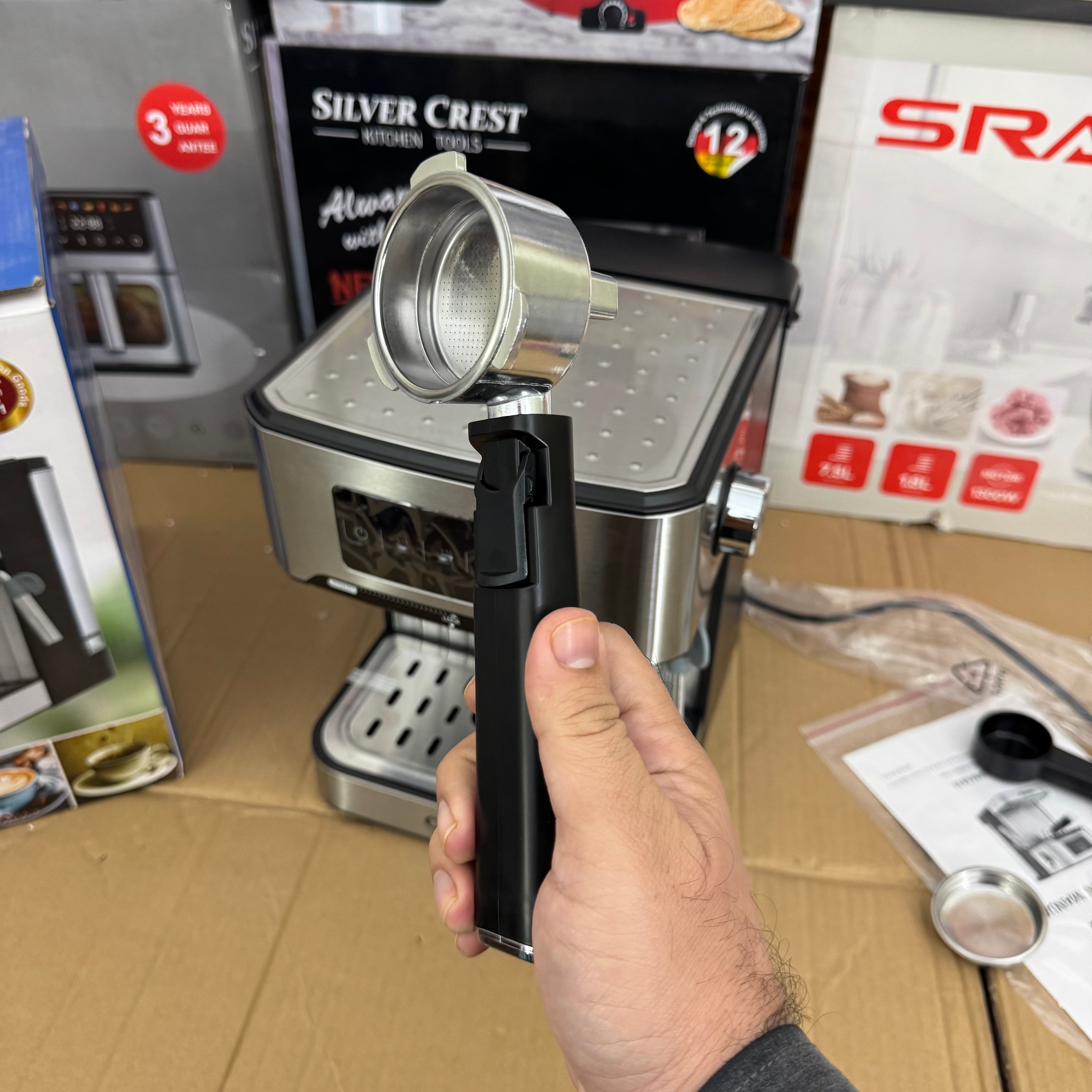 Orvica ORM-6839 Espresso Coffee Maker | 20-Bar Professional Milk Frother