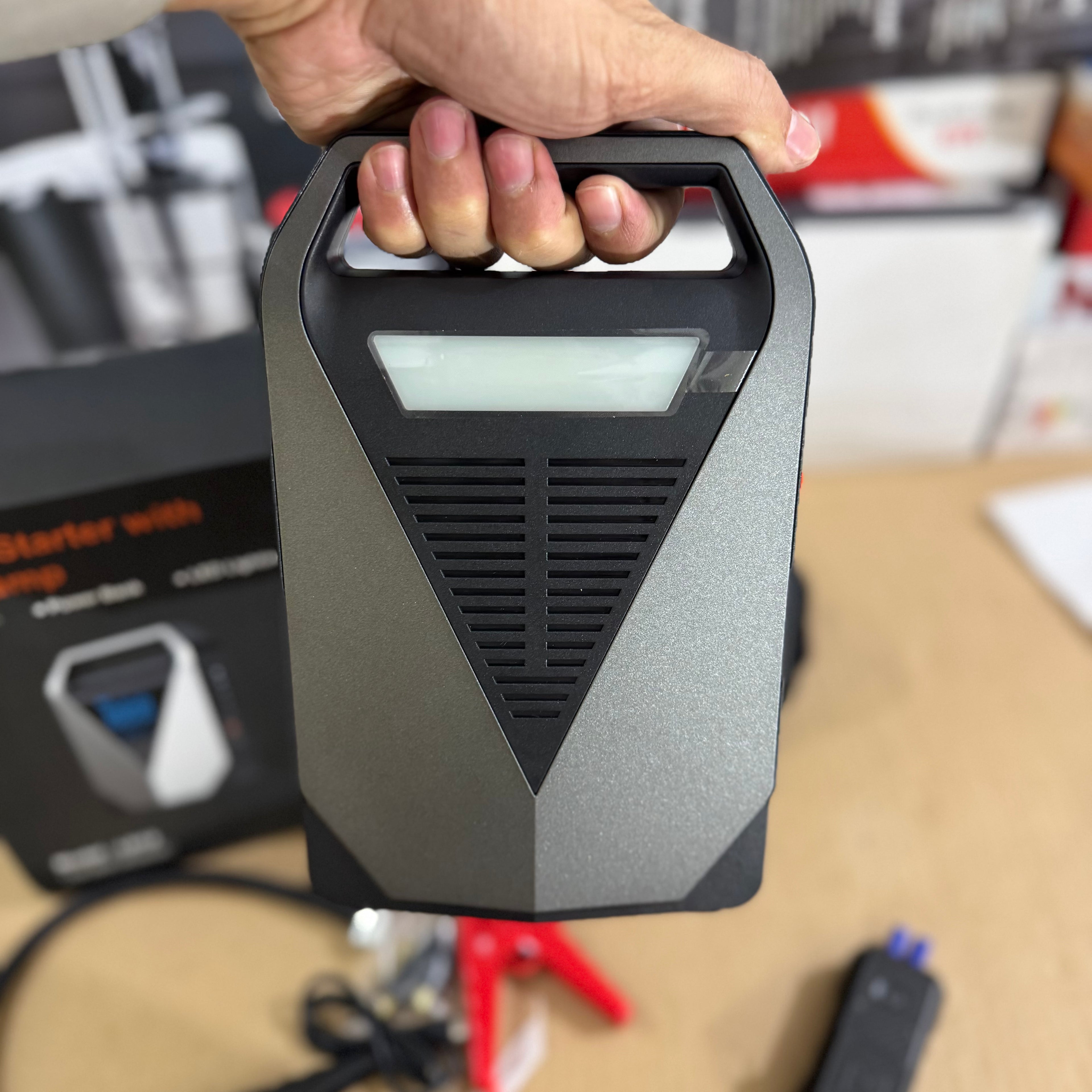 Portable Jump Starter & Air Pump (Model: LB12) – Original Lot Imported