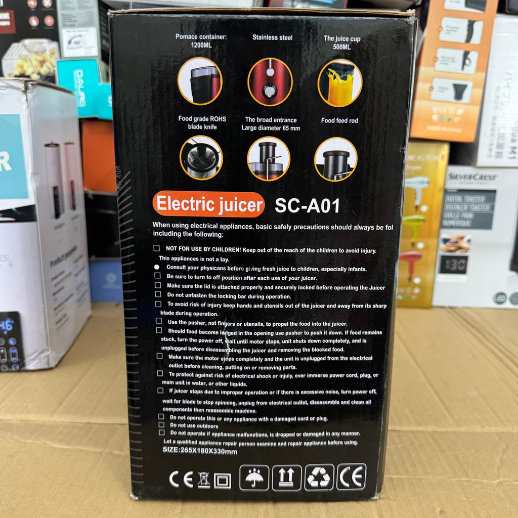 Lot Imported Silver Crest Electric Juicer - SC-A01