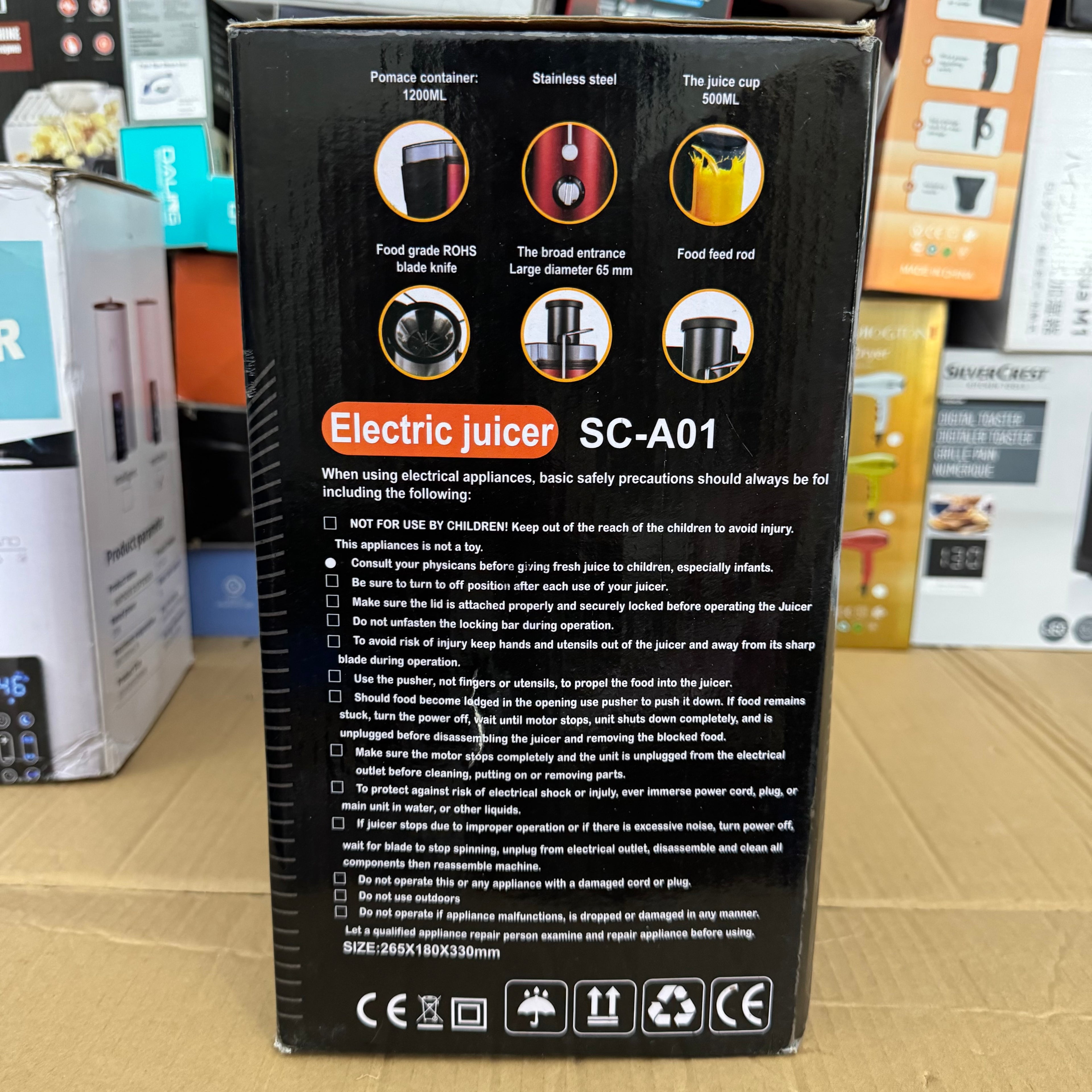 Lot Imported Silver Crest Electric Juicer - SC-A01