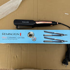 Remington Pro-Ceramic Extra Hair Straightener RM-3400 | Fast Heat, Adjustable Temperature, Smooth Styling