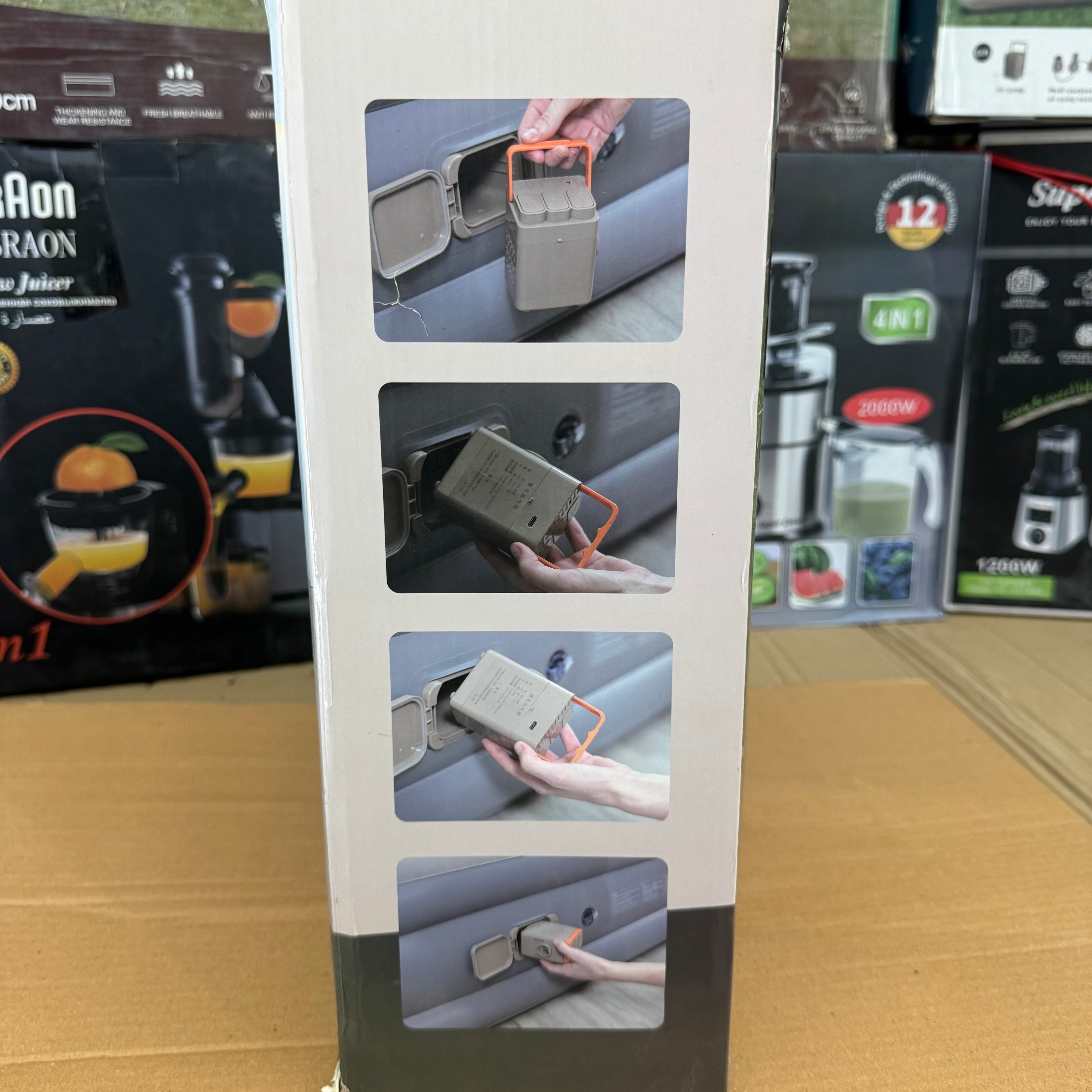 Single Size Inflatable Air Bed - Model 198 Lot Imported