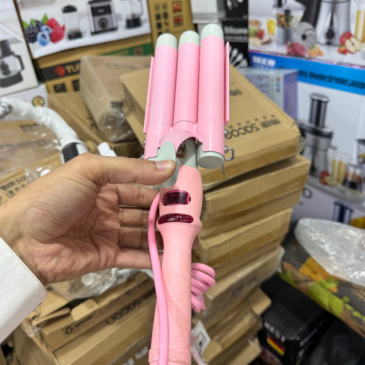 Mermaid Hair Mini Waver – Professional Hair Crimper for Bouncy Waves