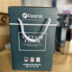 Feenik Vacuum Flask with Handle – Stainless Steel Insulated Coffee & Tea Thermos Jug (Table Top Use)