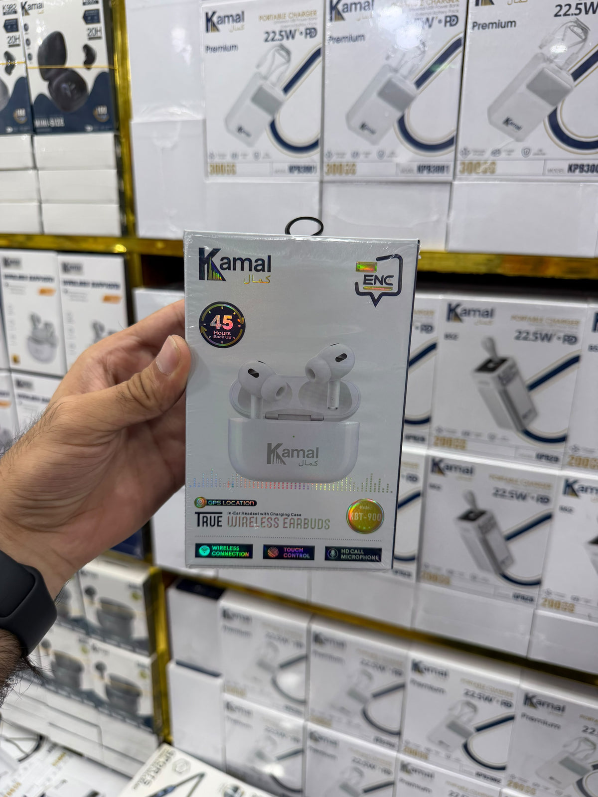 Kamal KBT-900 True Wireless Earbuds with ENC & Touch Control – 45 Hours Backup