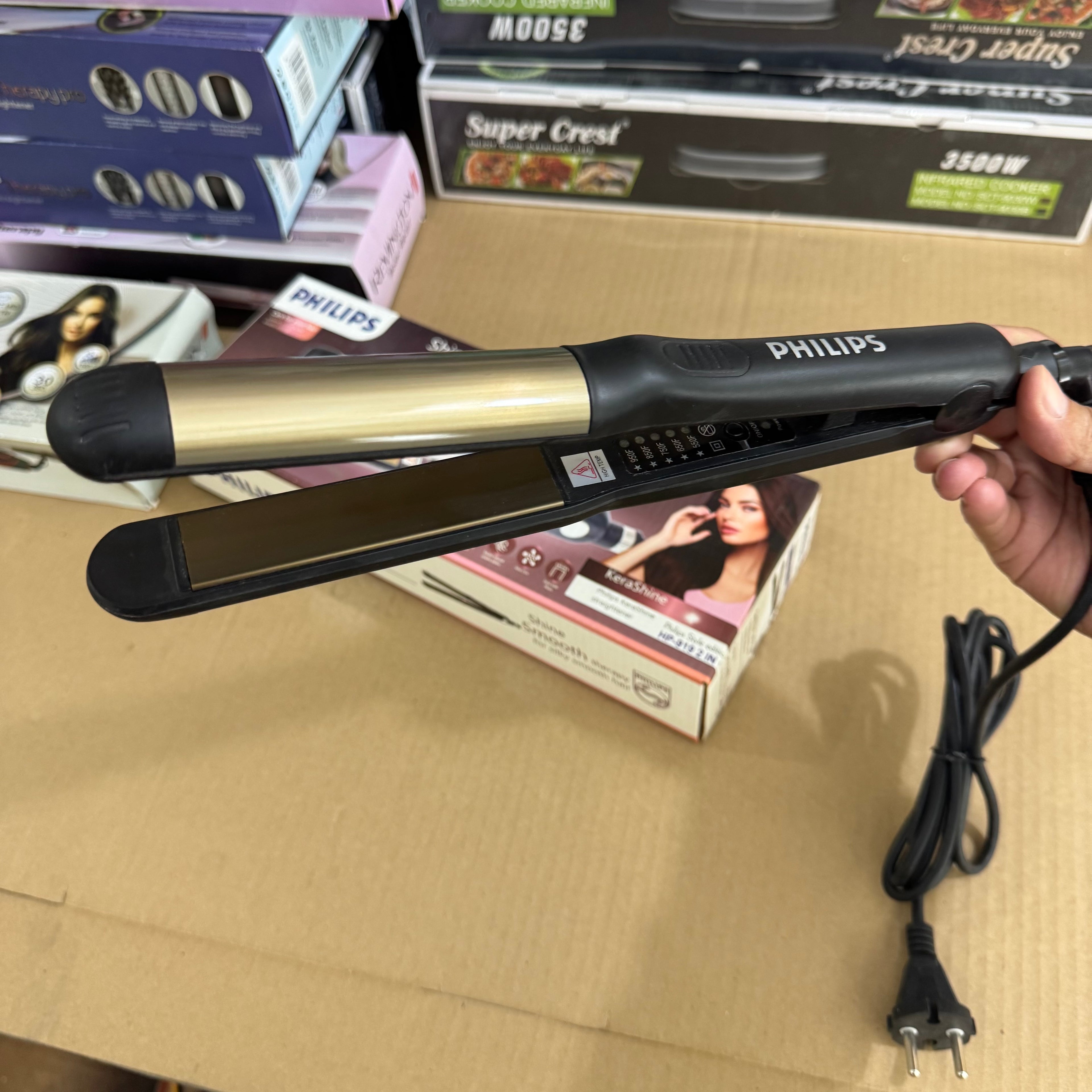Philips KeraShine Smooth Therapy Hair Straightener -HP-919 - Lot Imported