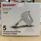 SHARP 5-Speed Hand Mixer EM-H53-WH