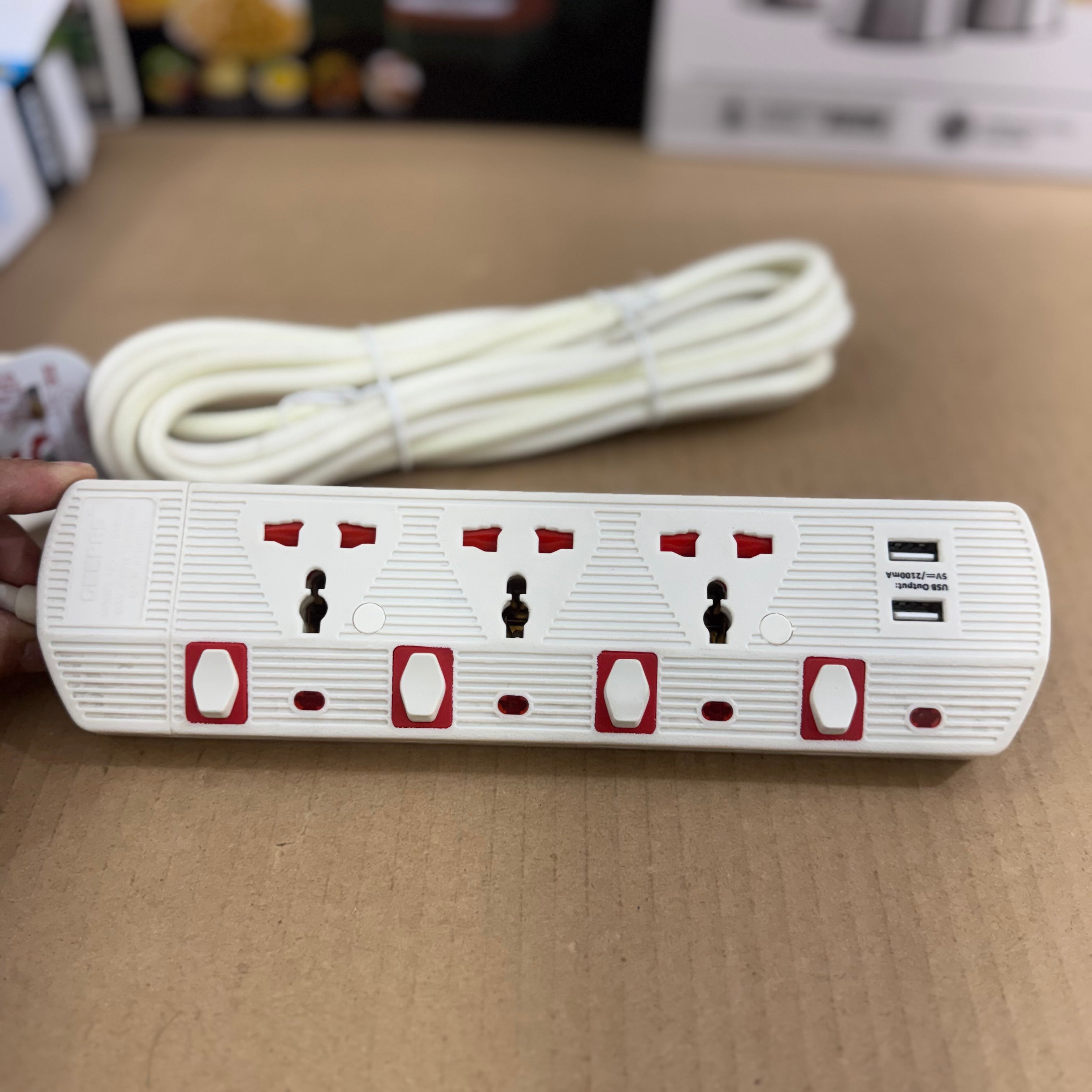 Geepas 3-Way Extension Socket GES5803N