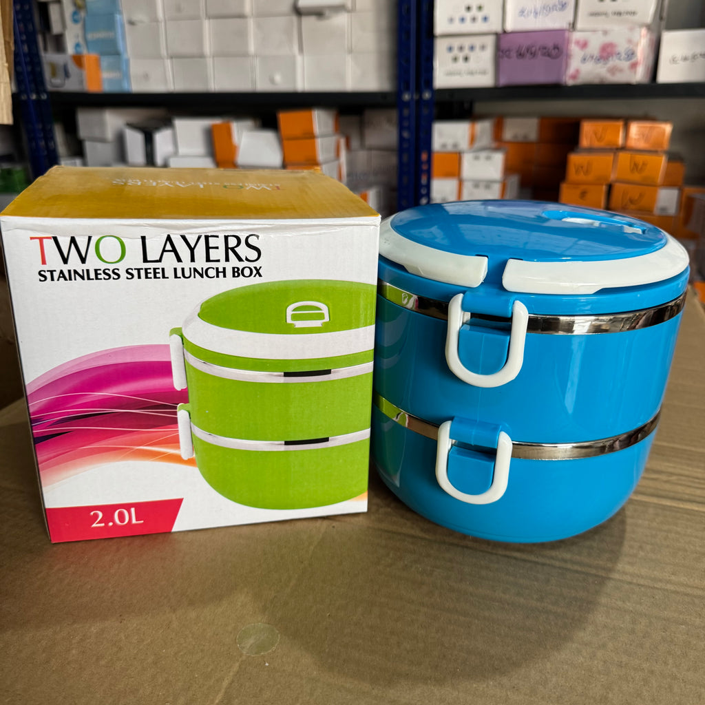 Lot Imported Stainless Steel Insulated Lunch Box – 900ml & 2.0L