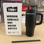 Matte Black 1180ml Fun+ Insulated Travel Tumbler