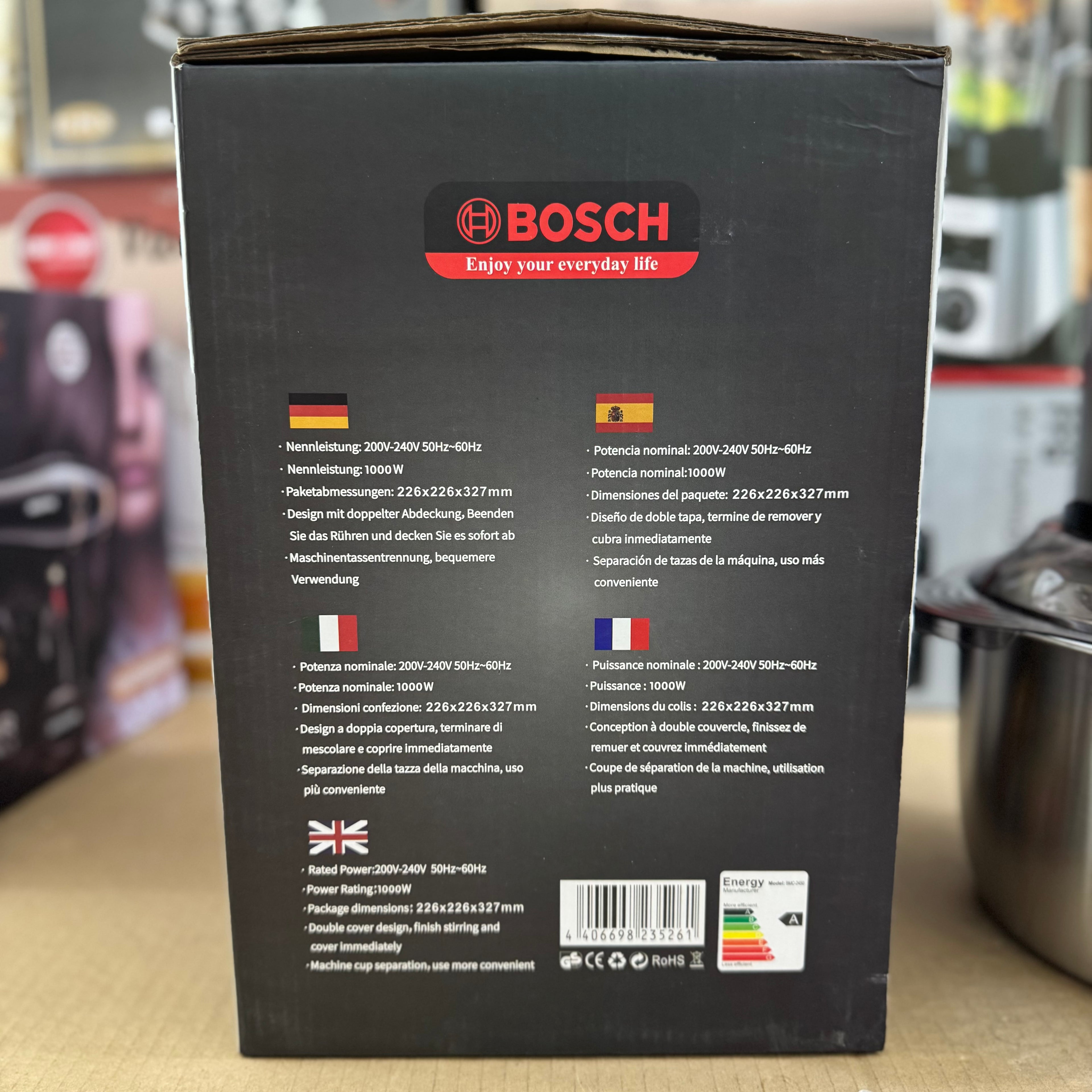 BOSCH 5.0L Multifunction Food Chopper BMC-2450 German Lot Imported