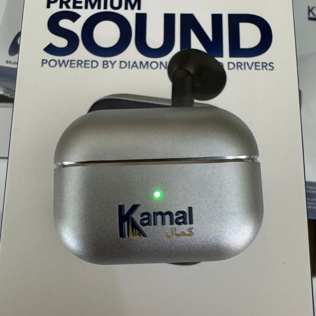 Kamal K999 Premium Metal Wireless Earbuds – Hybrid ENC & 28H Playtime