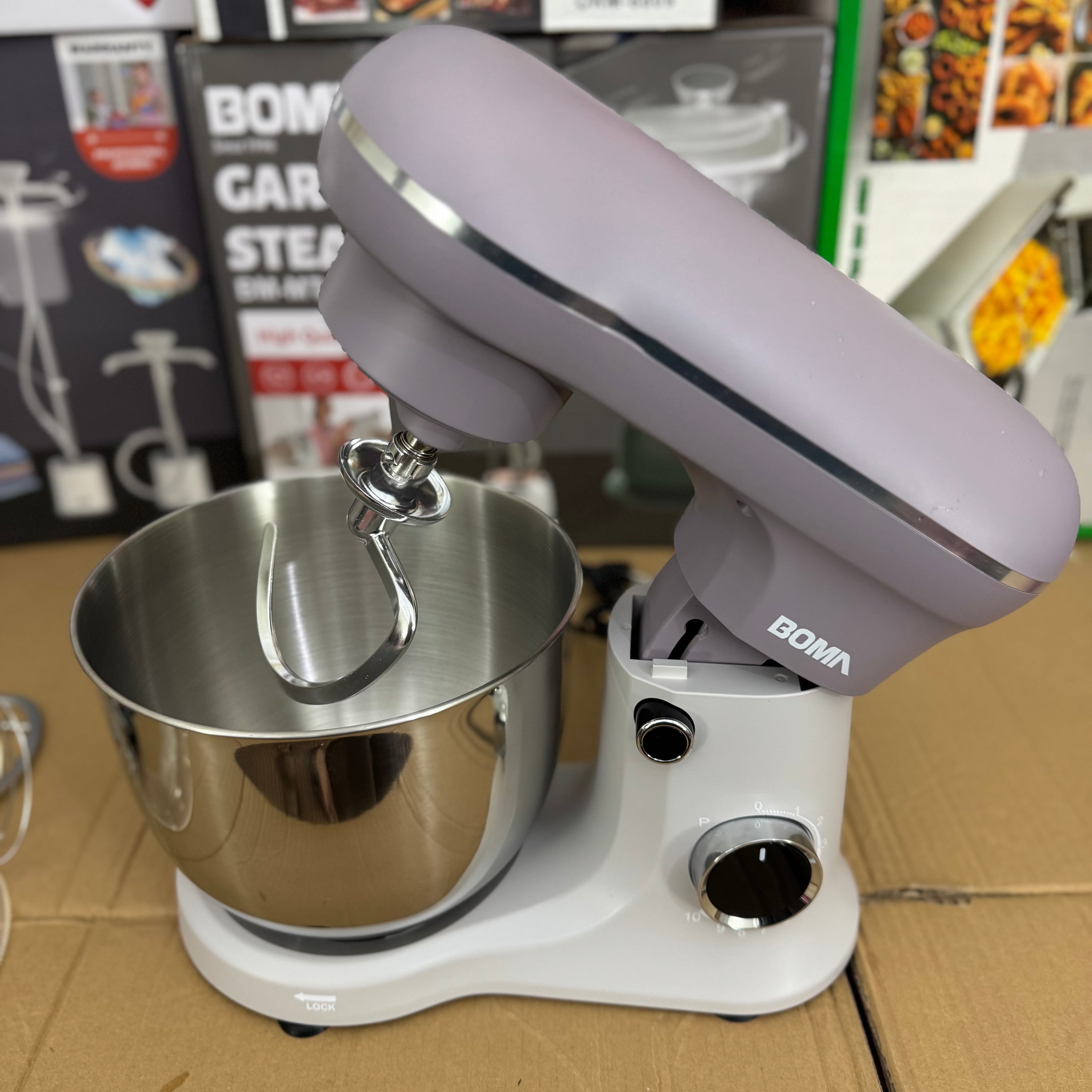 BOMA BM-6004 Professional Stand Mixer | 1500W 6L Kitchen Chef Machine