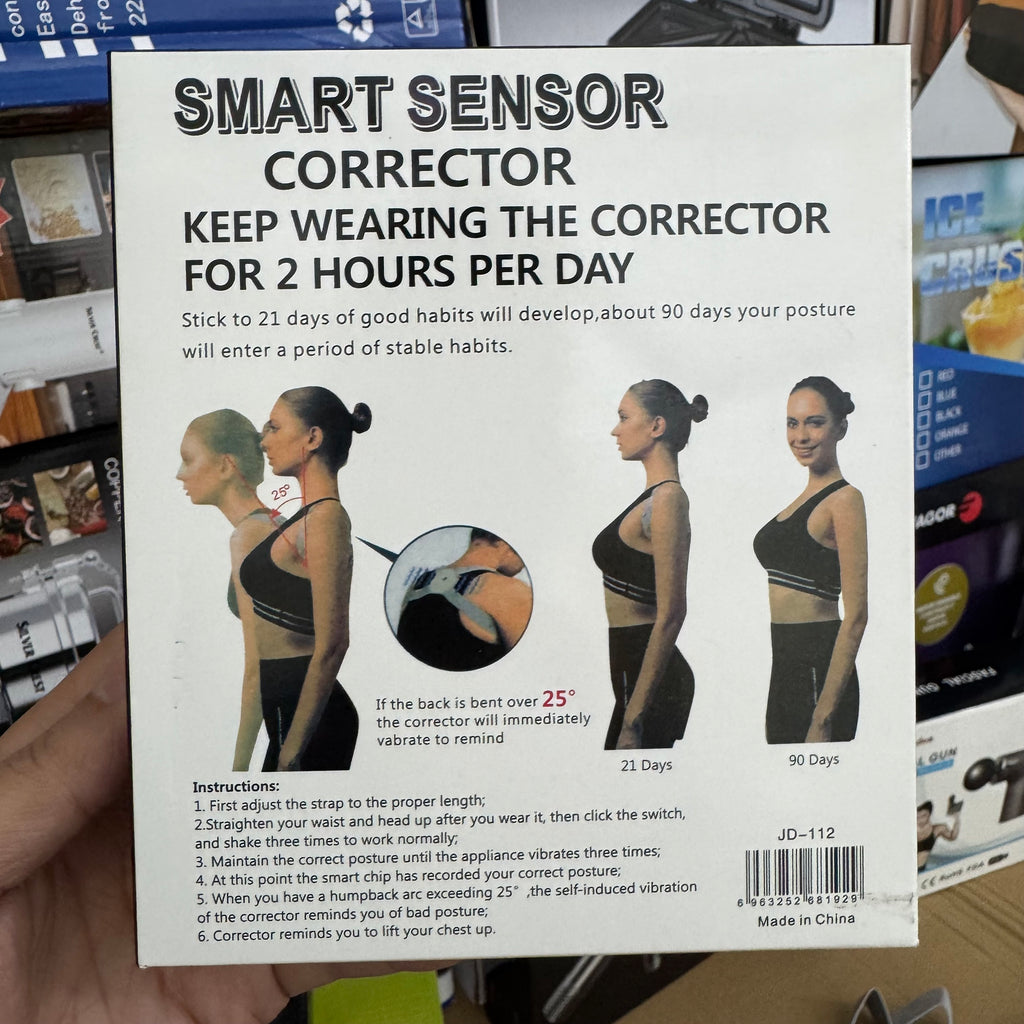 Smart Sensor Posture Corrector with Vibration Reminder JD-112