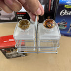 Falcon Brand 2-Piece Glass Spice Set