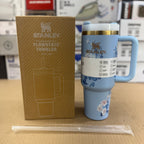 Stanley 40oz Quencher H2.0 (Blue Floral Edition) – Original Lot Imported