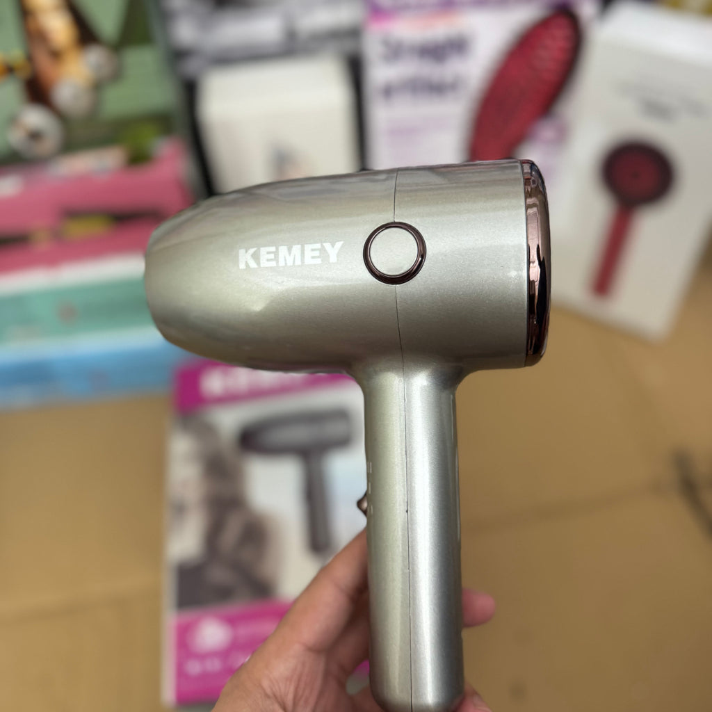 KEMEY KM-6835 Mini Folding Hair Dryer – Lot Imported