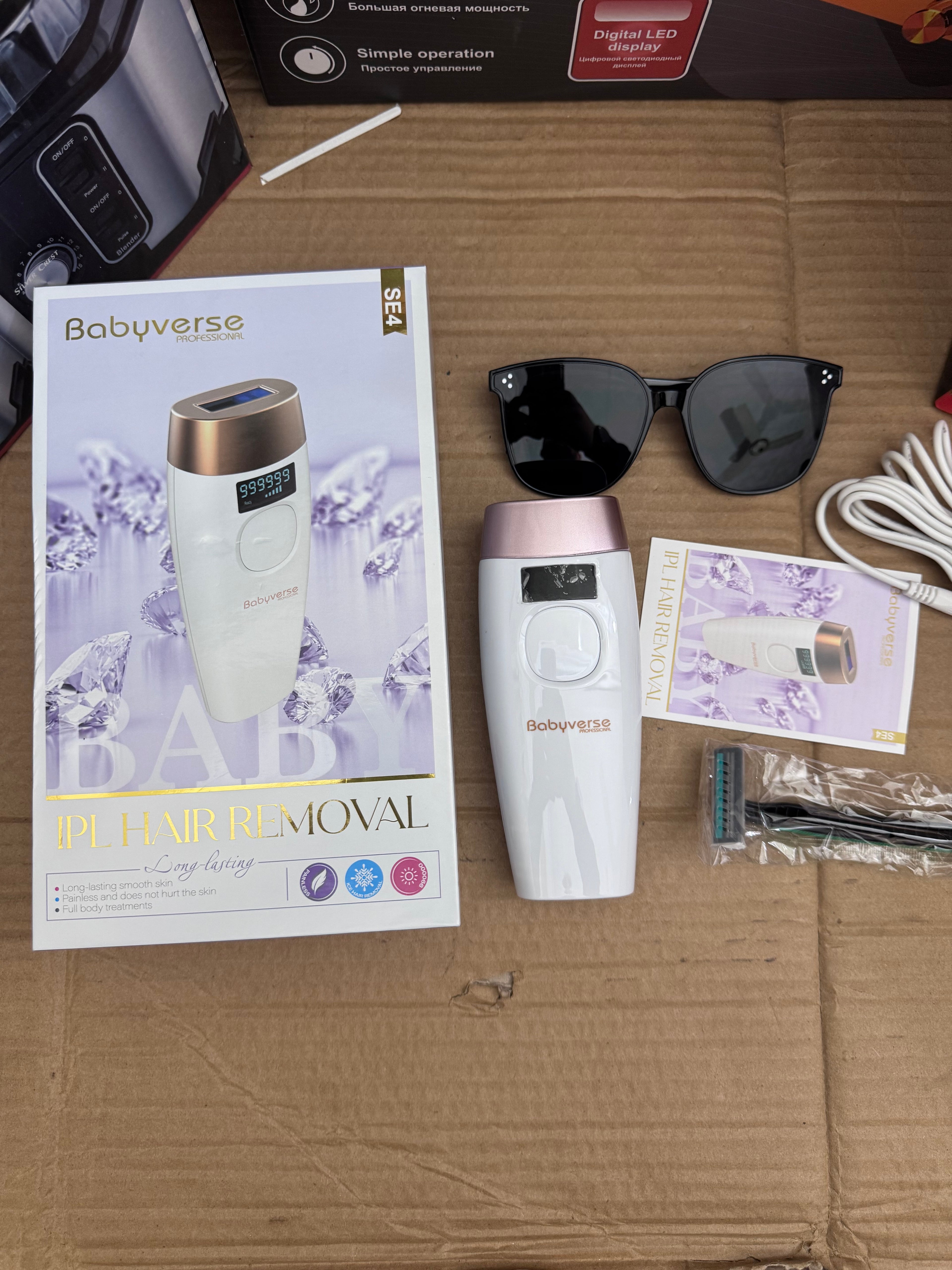 Babyverse Professional IPL Hair Remover – Lot Imported | Permanent Hair Reduction Device Pakistan