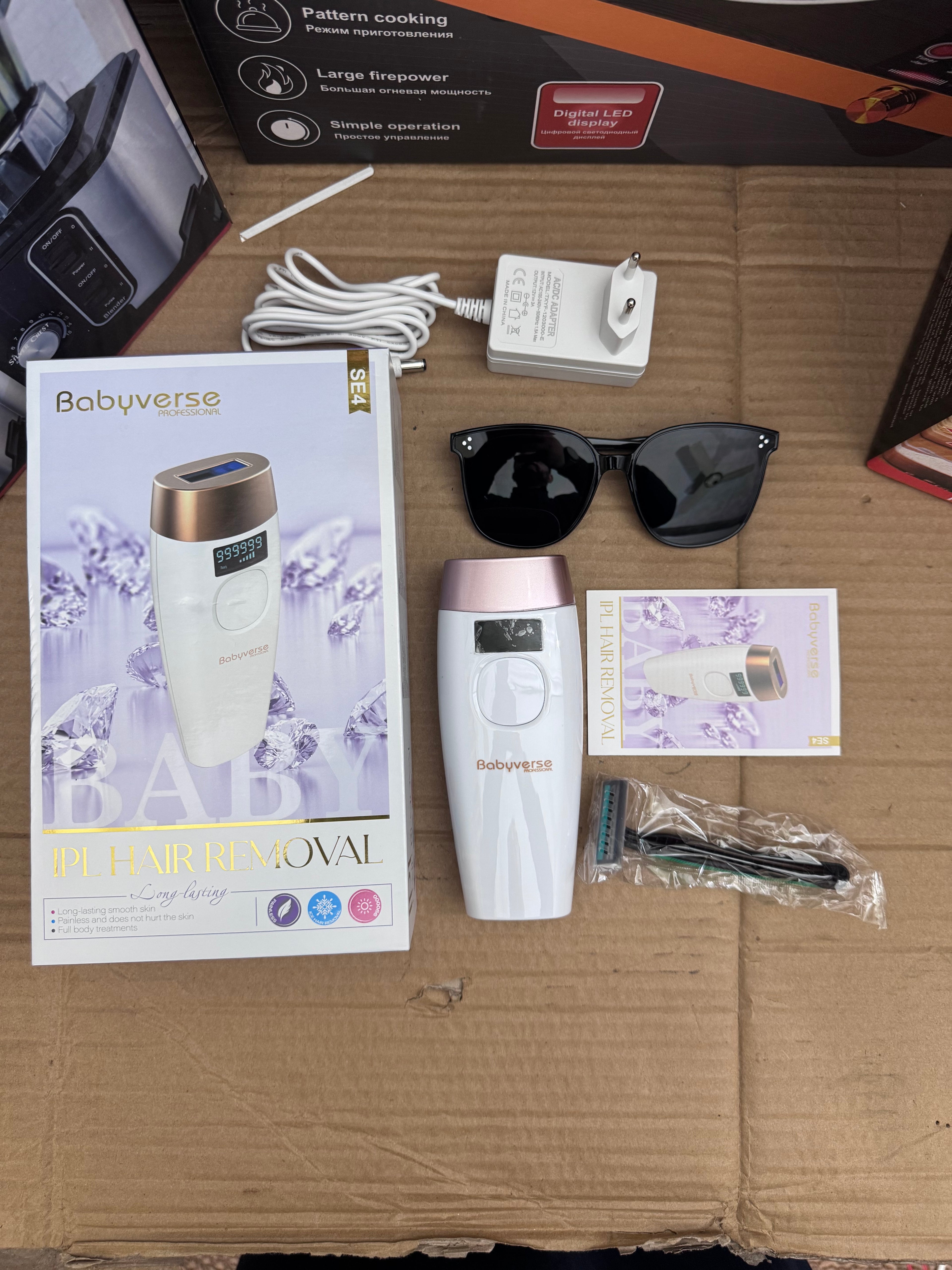 Babyverse Professional IPL Hair Remover – Lot Imported | Permanent Hair Reduction Device Pakistan
