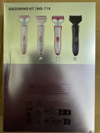 MG-718 4-in-1 Unisex Grooming Kit – Professional Trimmer Set