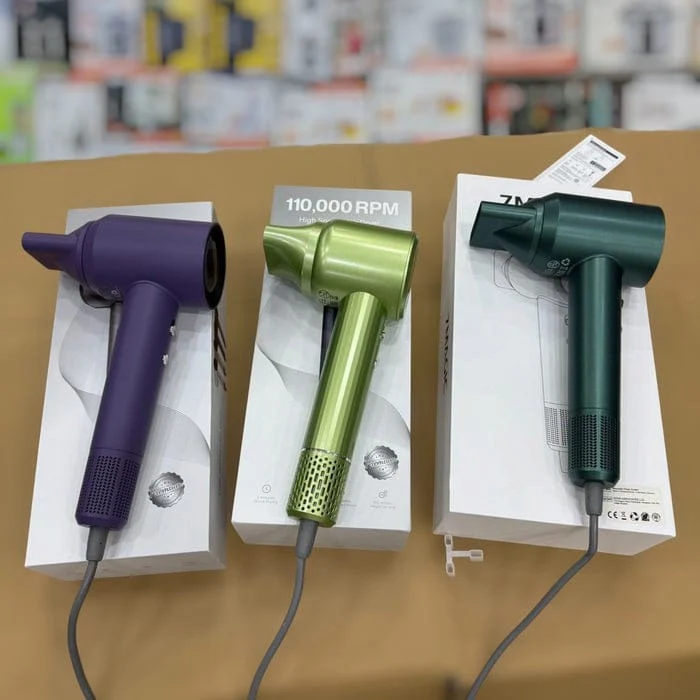 High-Speed Hair Dryer 110,000 RPM – Premium Green Hair Dryer