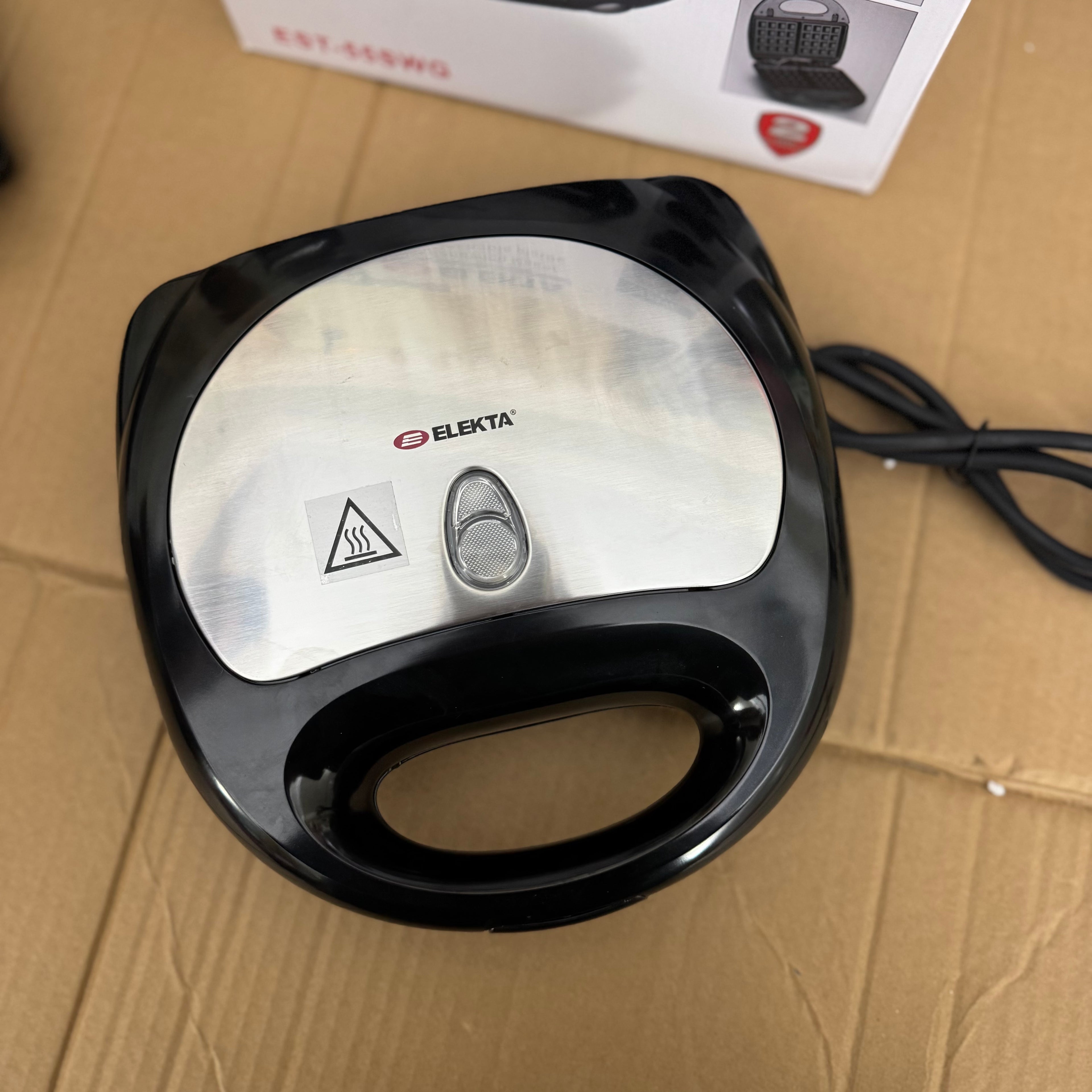 Elekta 3-in-1 Sandwich Maker | 700W Multi-Grill & Waffle Maker (EST-55SWG)