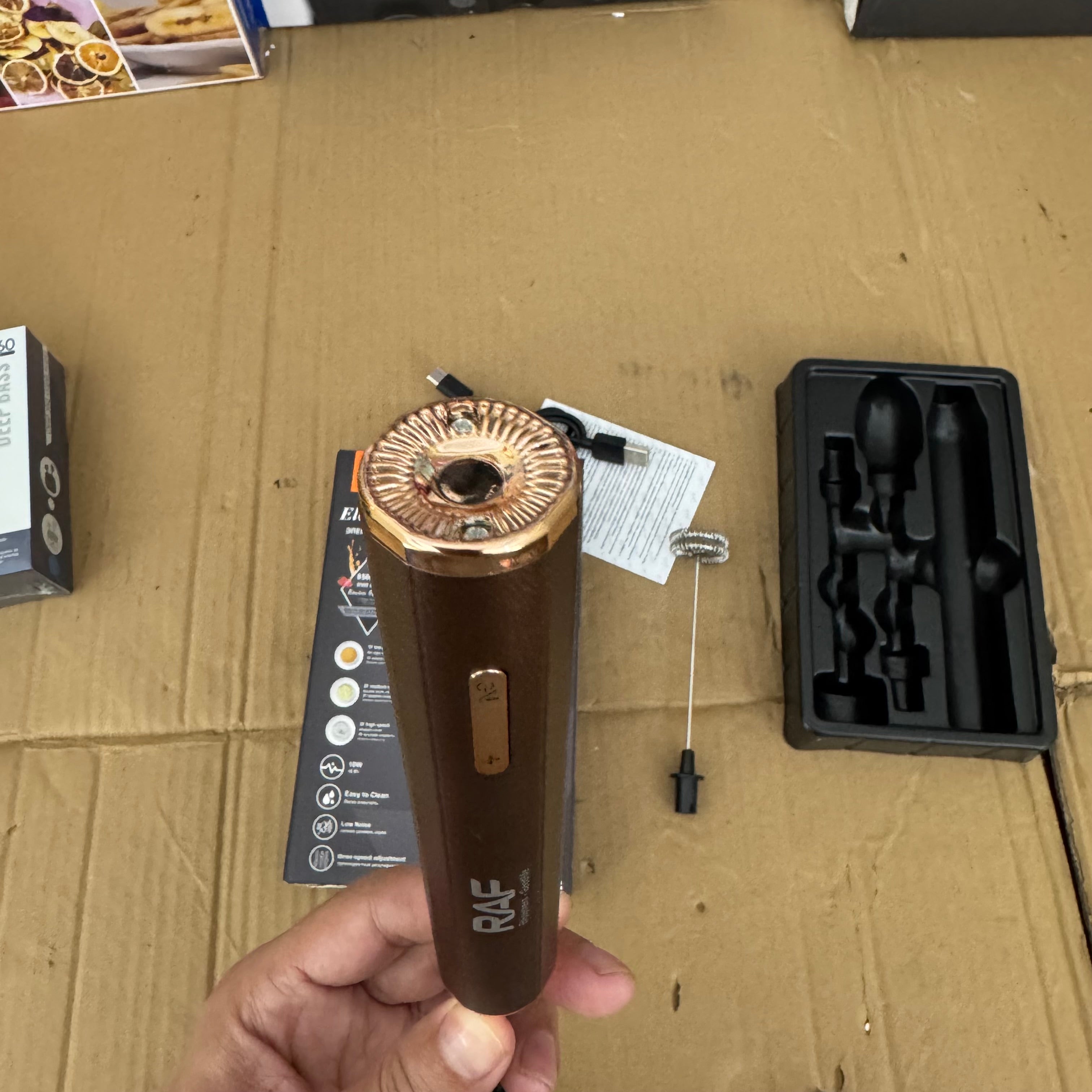 RAF R.394G Electric Egg Whisk & Milk Frother – Lot Imported