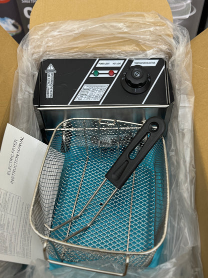 AVinas AV-668Y Electric Deep Fryer | 2800W Stainless Steel Commercial Fryer