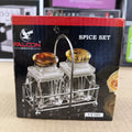 Falcon Brand 2-Piece Glass Spice Set