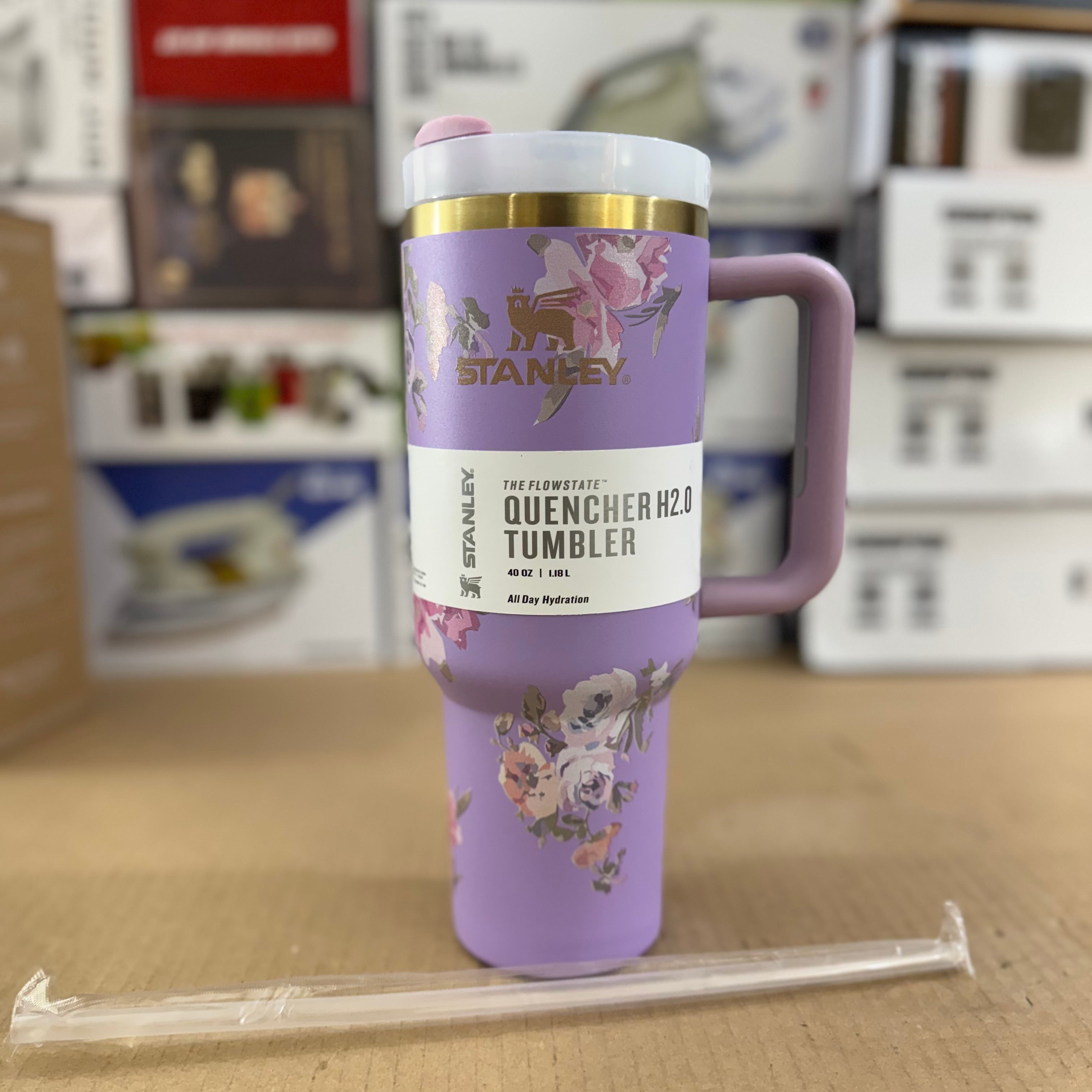 Stanley 40oz Quencher H2.0 (Lavender Floral) – Original Lot Imported