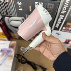 KEMEY KM-6831 Compact Hair Dryer -Efficiency Professional Blow Dryer