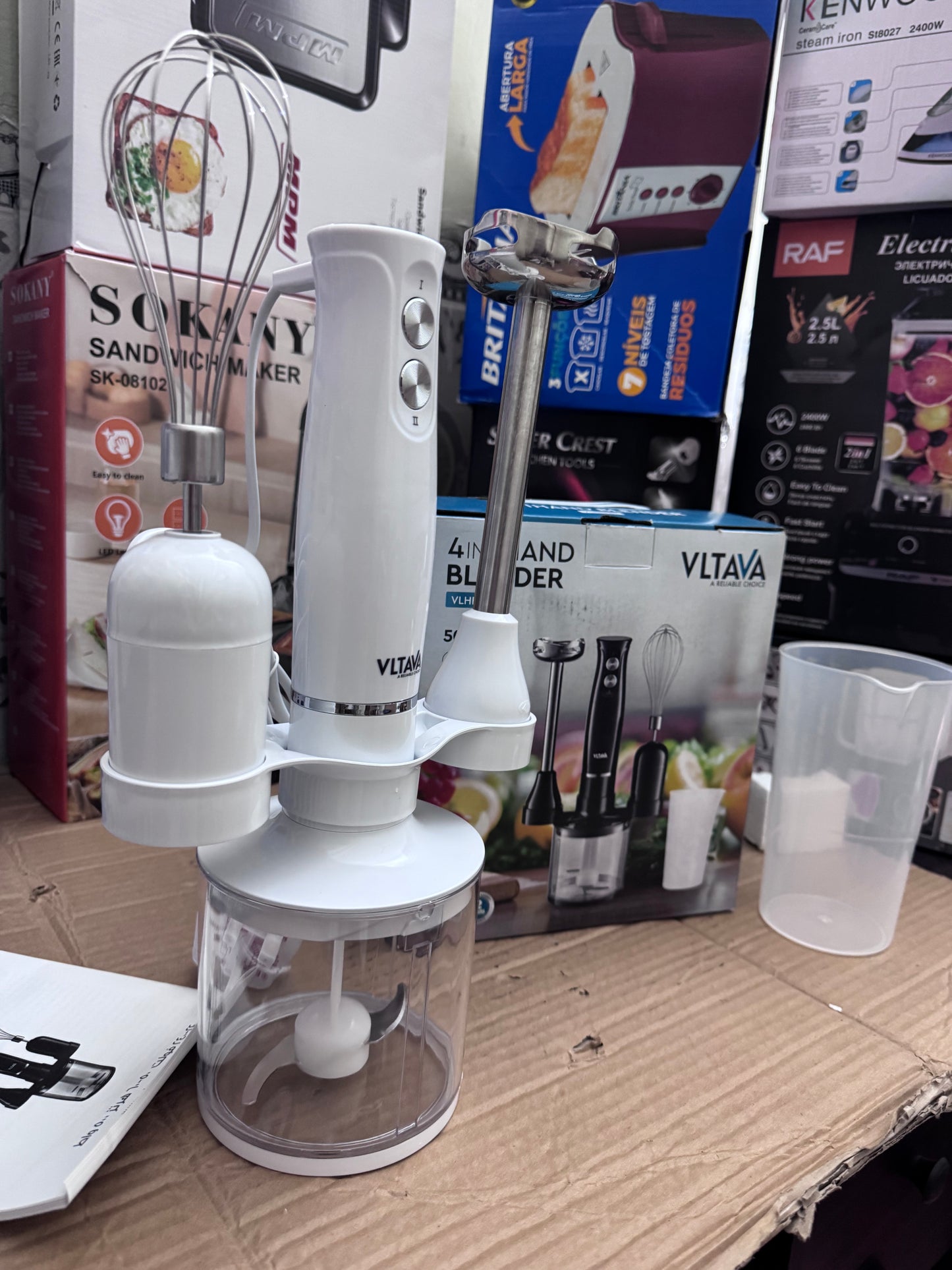 VLTAVA 4-in-1 Hand Blender 500W – Lot Imported | Multi-Function Hand Blender Pakistan