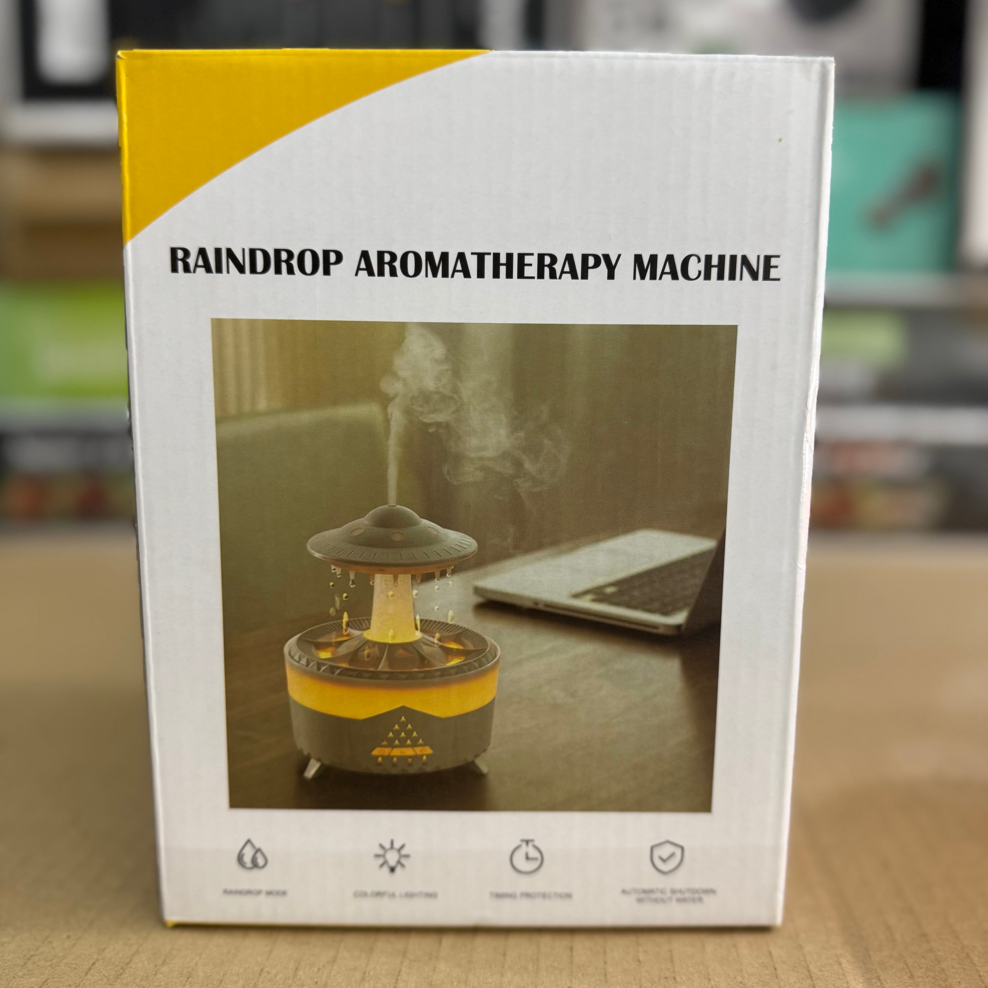 Raindrop UFO Aromatherapy Humidifier & Diffuser - Model V26 Lot Imported