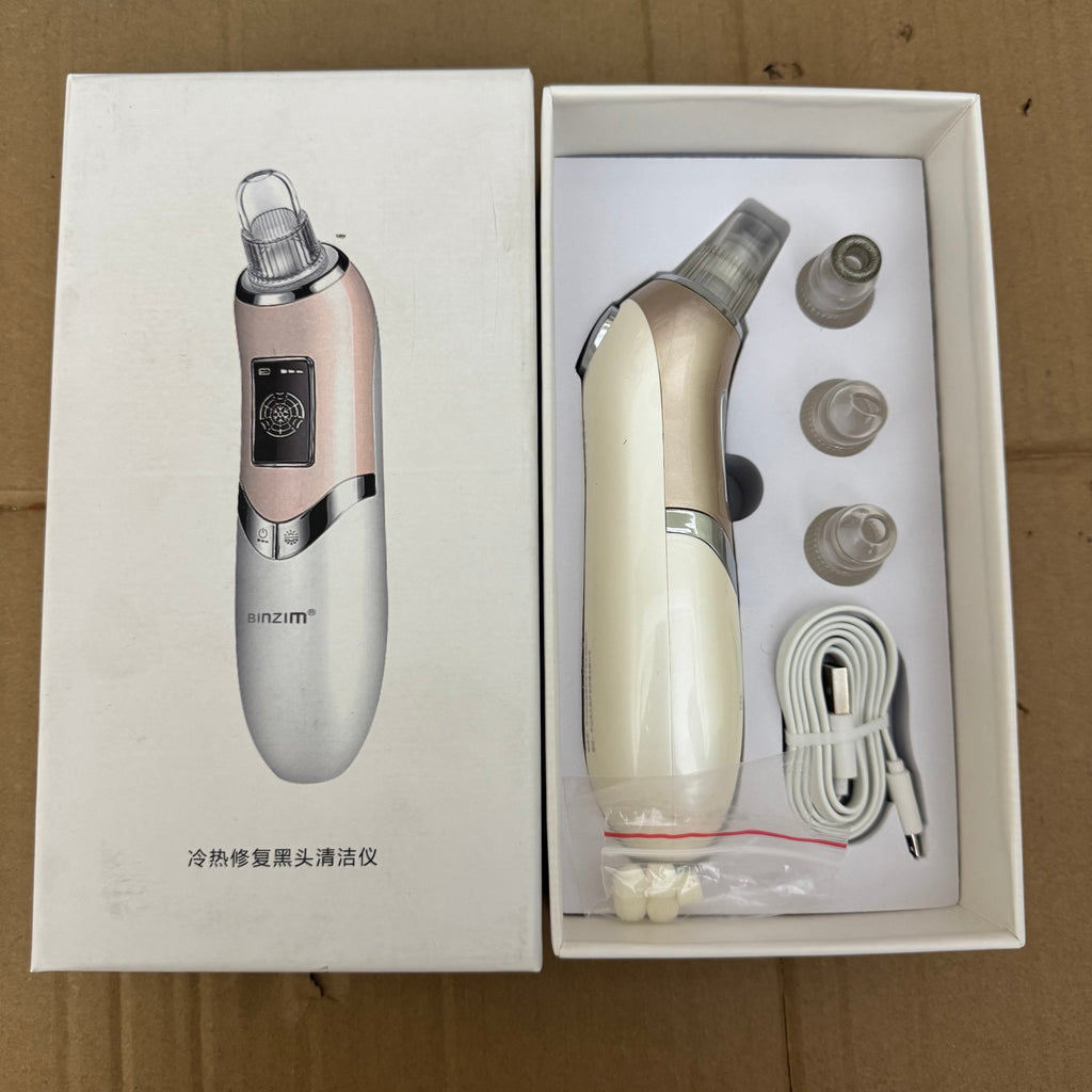 Binzim Electric Blackhead Remover Vacuum Pore Cleaner | Deep Cleansing, Whitehead & Acne Extractor