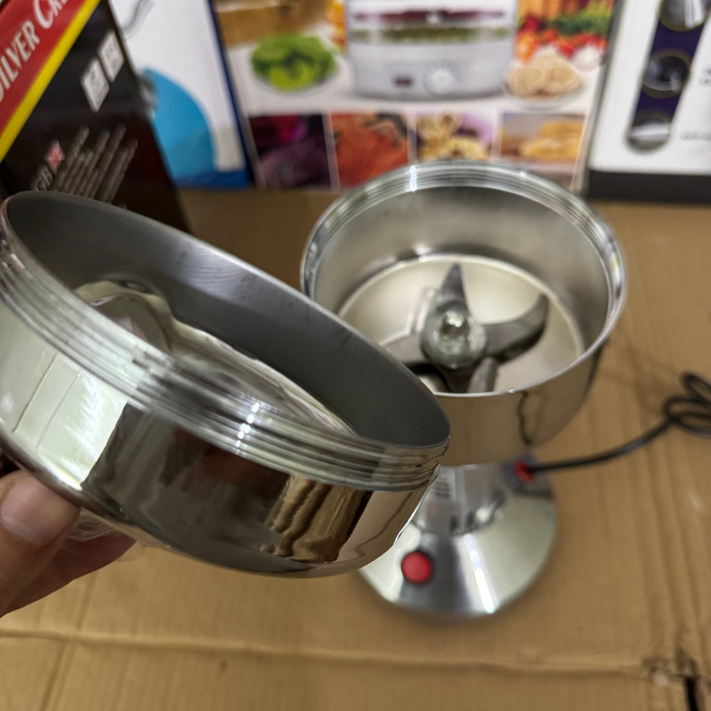 Silver Crest Powder Grinder 1000W (Lot Imported) – 150g Capacity | Heavy Duty Spice & Grain Grinder – Pakistan