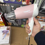 KEMEY KM-6831 Compact Hair Dryer -Efficiency Professional Blow Dryer