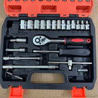 ShunDa 46-Piece 1/4" DR. Socket Set  Lot Imported