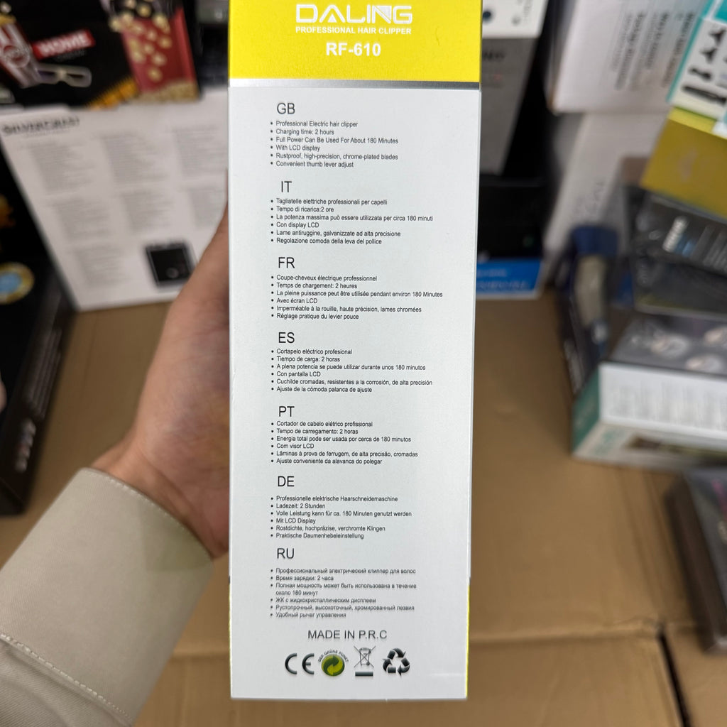 Lot Imported Daling Professional Hair Clipper - RF-610